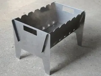 Do-it-yourself collapsible brazier: how to make a camping brazier out of metal, drawings, assembly diagrams + photo of a folding model