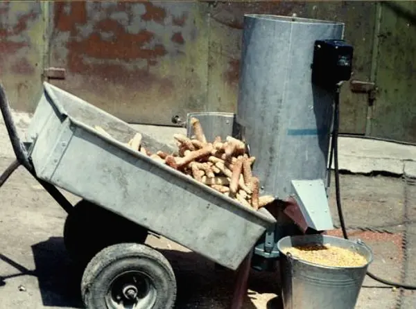 Do-it-yourself corn peeler: instructions