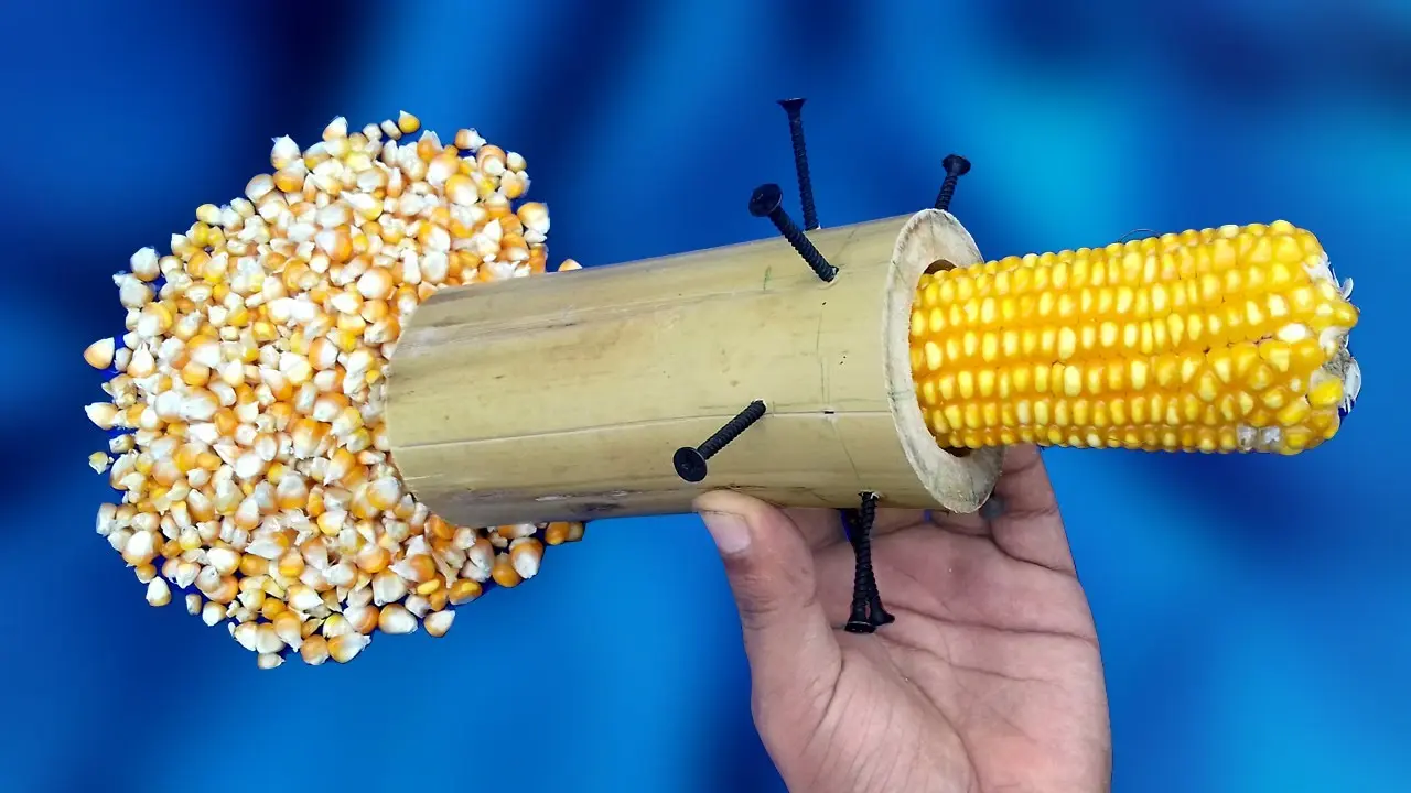 Do-it-yourself corn peeler: instructions