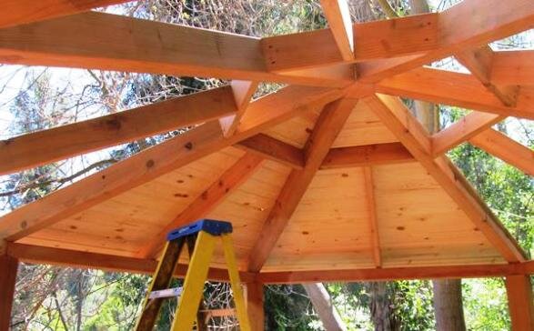 Do-it-yourself corner gazebo: design project with barbecue or barbecue, construction of a simple pavilion for a summer residence