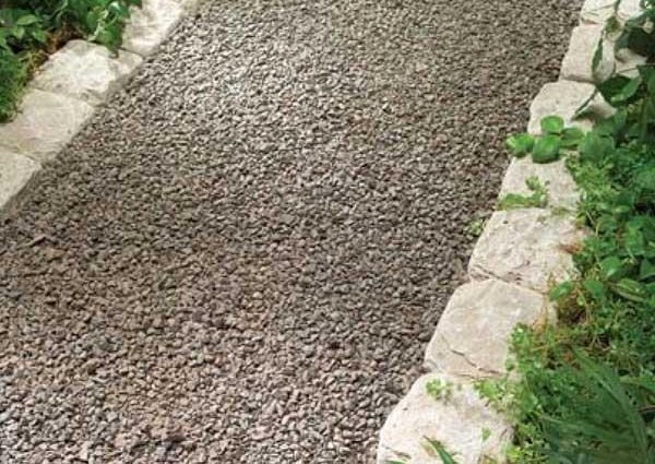 Do-it-yourself crushed stone paths in the country: choice of material and laying technology + photo of options for gravel paths