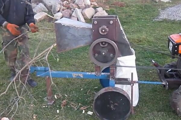 Do-it-yourself electric garden shredder