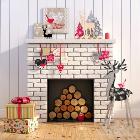 Do-it-yourself foam fireplace: step by step instructions, photo