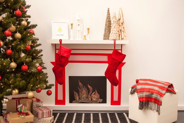 Do-it-yourself foam fireplace: step by step instructions, photo