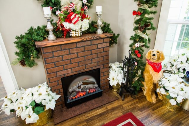 Do-it-yourself foam fireplace: step by step instructions, photo