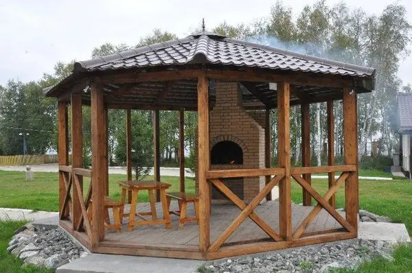 Do-it-yourself gazebo with barbecue: how to build an indoor and outdoor barbecue from bricks, wood according to the project