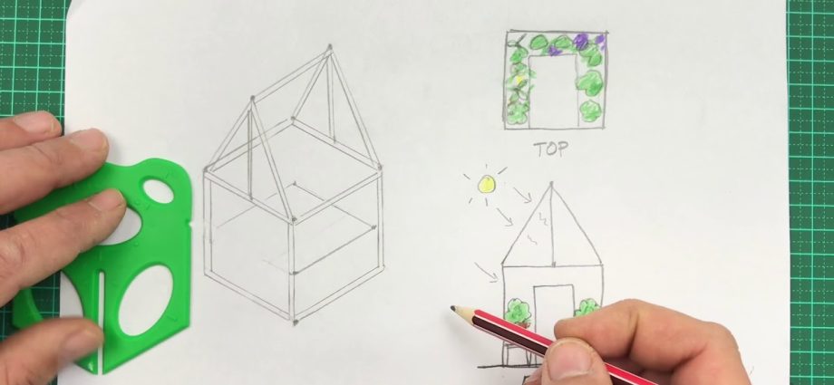 Do-it-yourself greenhouse bread box: drawings and instructions