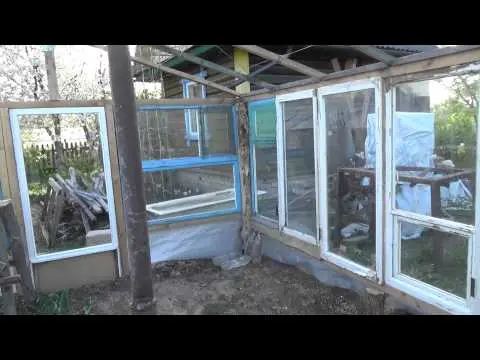 Do-it-yourself greenhouse from window frames: instructions