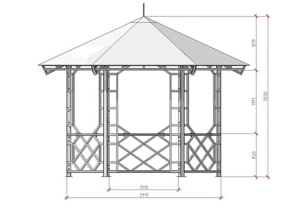 Do-it-yourself hexagonal gazebo: how to build a wooden or metal six-sided structure for a summer residence