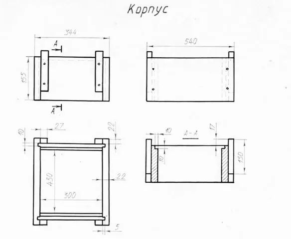 Do-it-yourself horned beehive, drawings