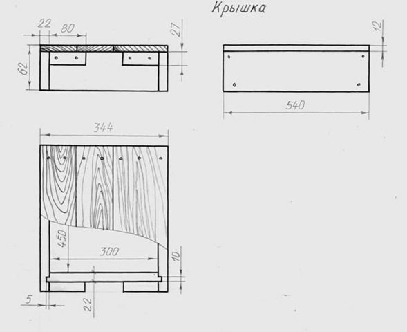 Do-it-yourself horned beehive, drawings