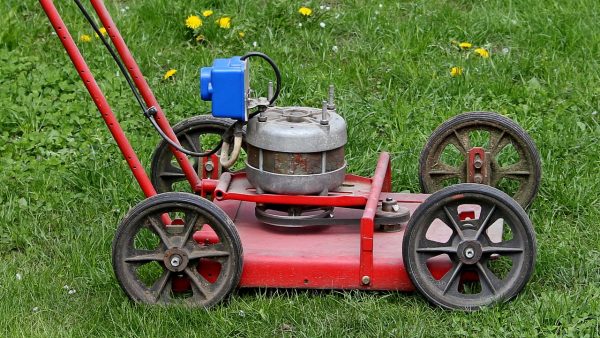 Do-it-yourself lawn mower from a washing machine: diagram