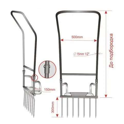 Do-it-yourself miracle shovel + drawings