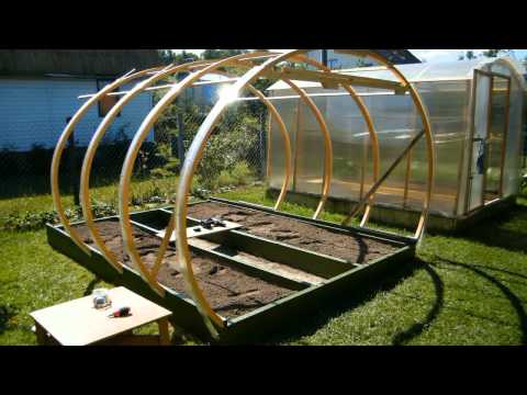 Do-it-yourself polycarbonate greenhouse step by step