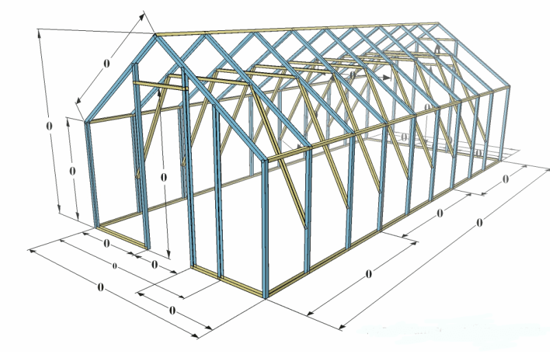 Do-it-yourself polycarbonate greenhouse step by step