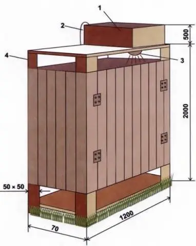 Do-it-yourself polycarbonate shower for a summer residence