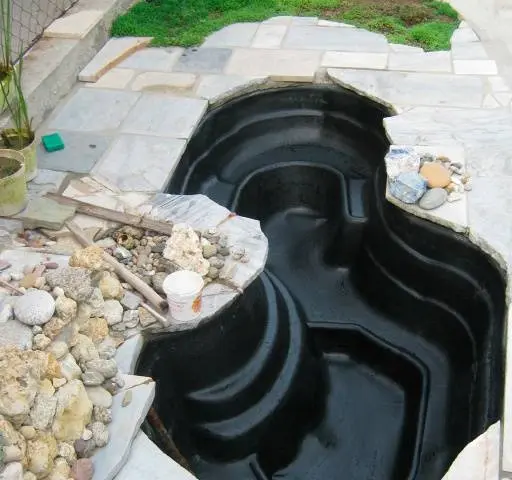 Do-it-yourself pond in the country: photo