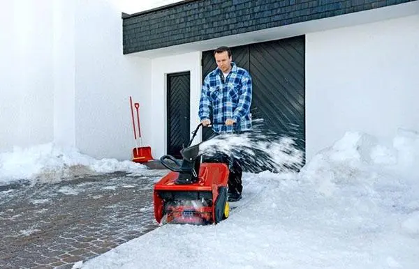 Do-it-yourself rotary snow blower