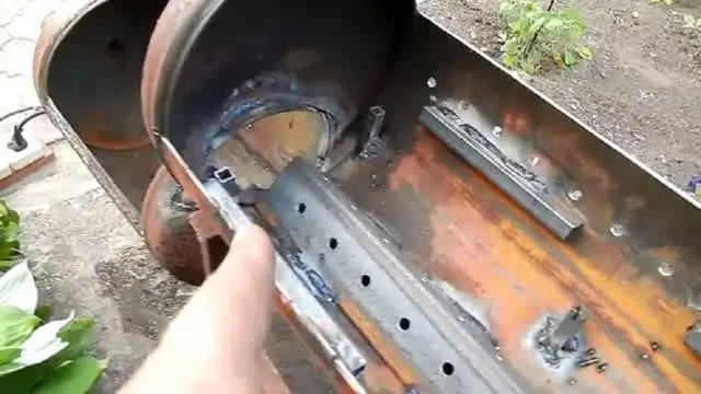 Do-it-yourself smokehouse from a gas cylinder: photos, drawings, video