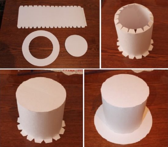 Do-it-yourself snowman made of plastic cups: step by step instructions + photo