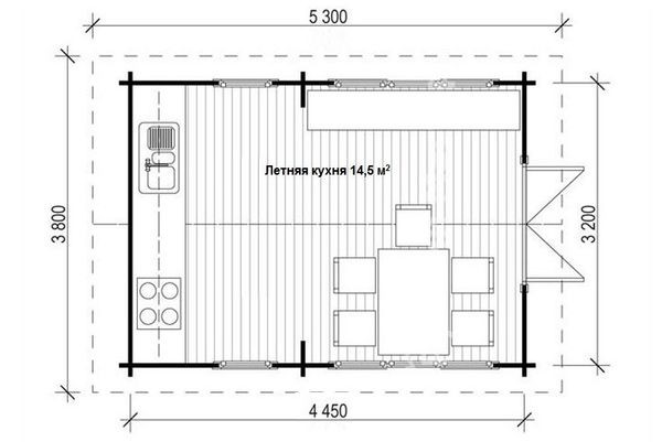 Do-it-yourself summer kitchen: a project of open and closed options in a private house, in the country and interior design