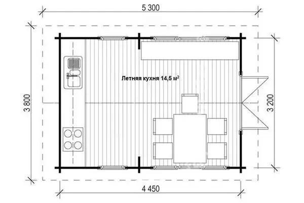 Do-it-yourself summer kitchen: a project of open and closed options in a private house, in the country and interior design