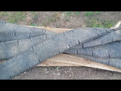 Do-it-yourself tire track: how to lay out a path from tire pieces, work step by step + photos of fresh ideas for 2022