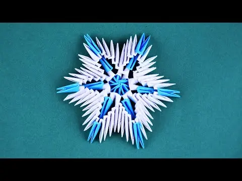 Do-it-yourself voluminous paper snowflake step by step: templates + diagrams