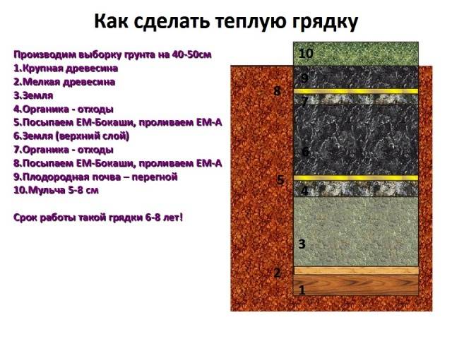 Do-it-yourself warm beds: step by step manufacturing