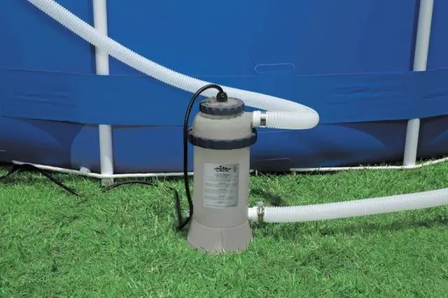 Do-it-yourself water heating in the pool