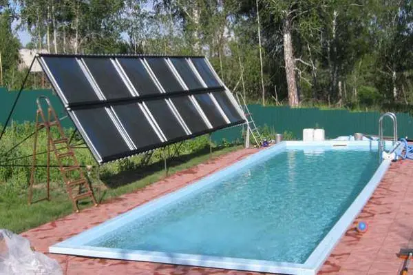 Do-it-yourself water heating in the pool