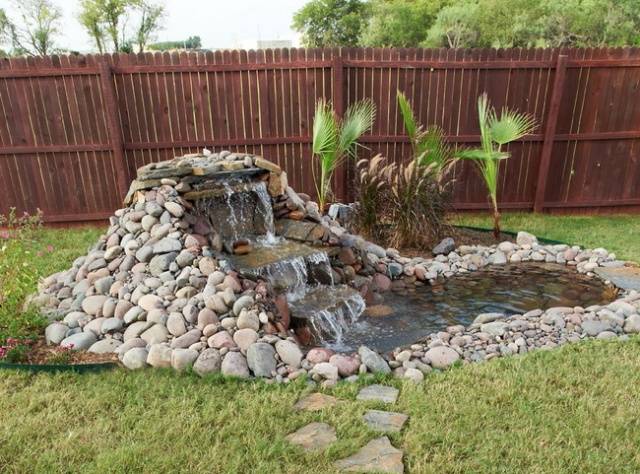 Do-it-yourself waterfall in the country: step by step instructions