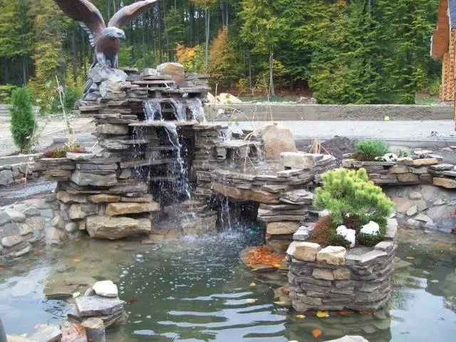 Do-it-yourself waterfall in the country: step by step instructions