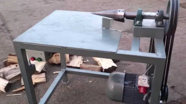 Do-it-yourself wood splitter: drawings + photos, instructions