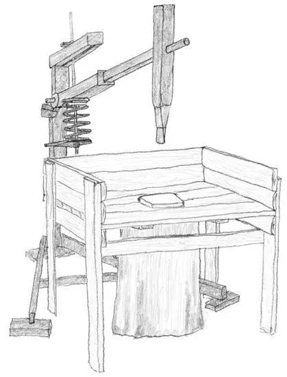 Do-it-yourself wood splitter: drawings + photos, instructions