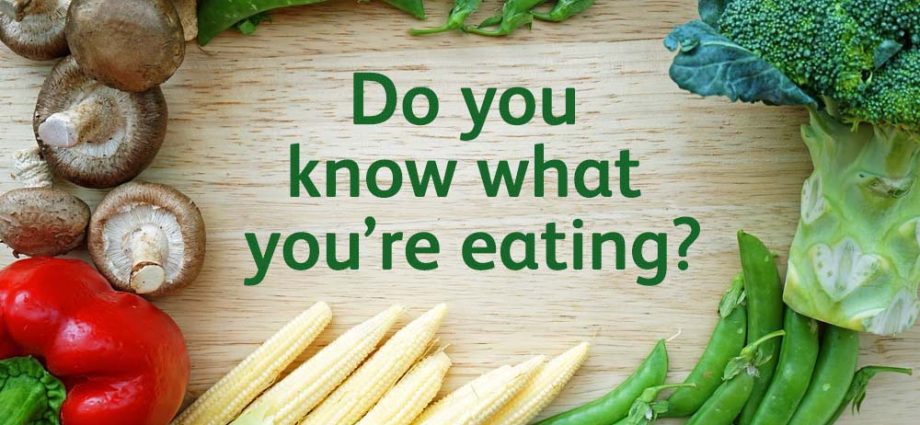 Do you know what you are eating? Check!