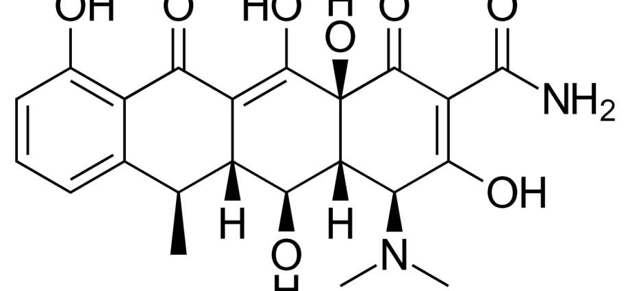 Doxycyclinum &#8211; composition, action, dosage, contraindications and side effects of the antibiotic