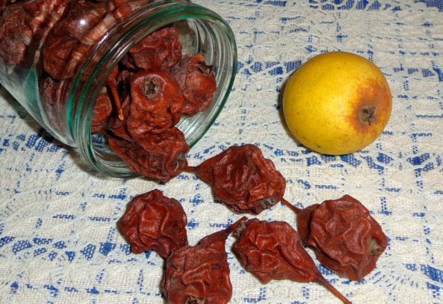 Dried pears at home