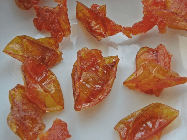 Dried plums at home