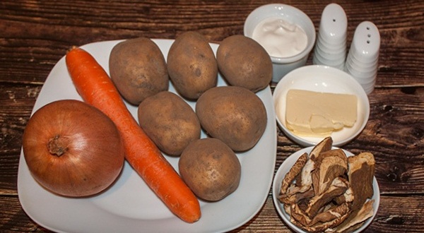 Dried porcini mushroom soup: recipes with step by step photos