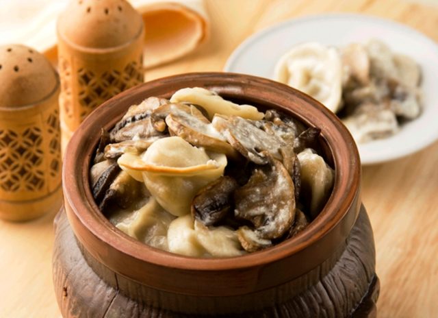 Dumplings with mushrooms: recipes, how to cook