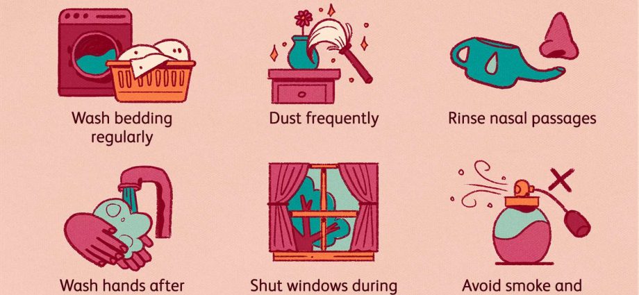 Dust &#8211; symptoms of pollen allergy and how to deal with it?