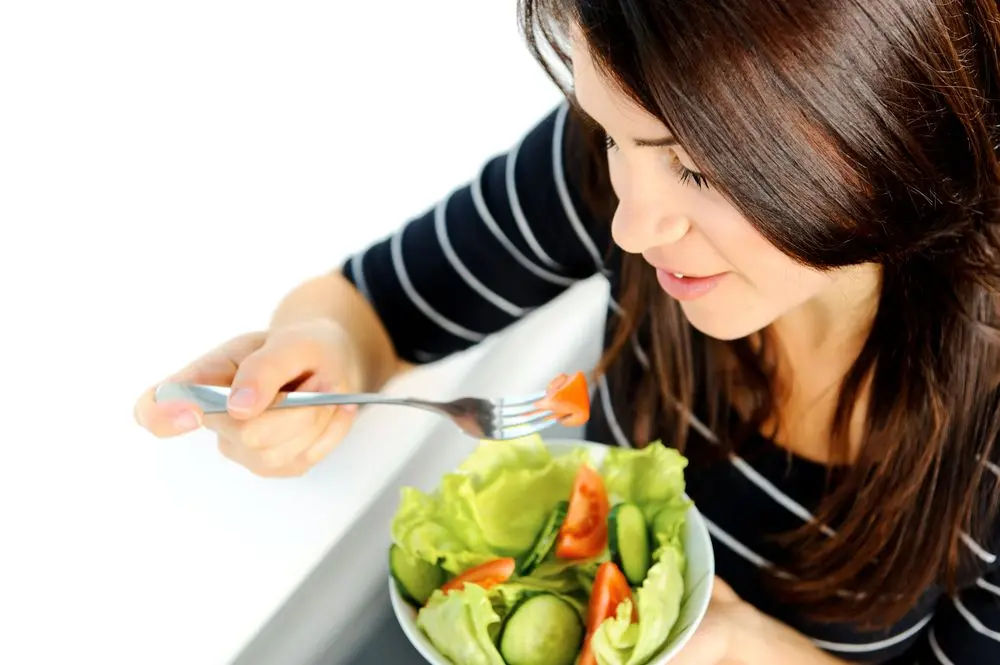 Eating vegetables and fruits gives you a feeling of well-being