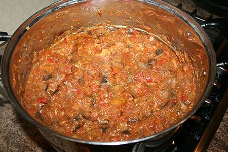 Eggplant caviar, as in the store 