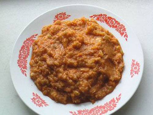 Eggplant caviar with mayonnaise