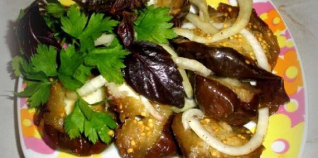 Eggplant marinated like &#8220;mushrooms&#8221;