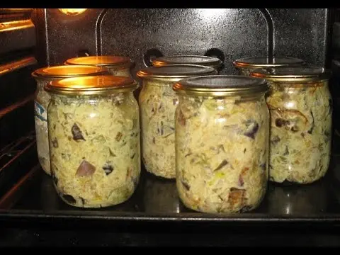 Eggplant salad with mayonnaise for the winter