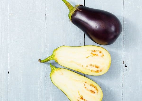 Eggplant variety without seeds inside