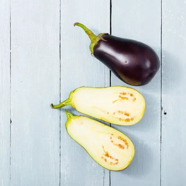 Eggplant variety without seeds inside