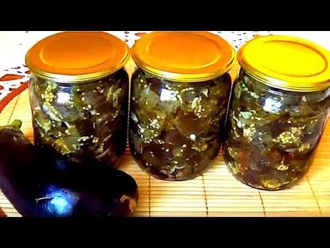 Eggplant with basil for the winter: the best delicious pickling recipes